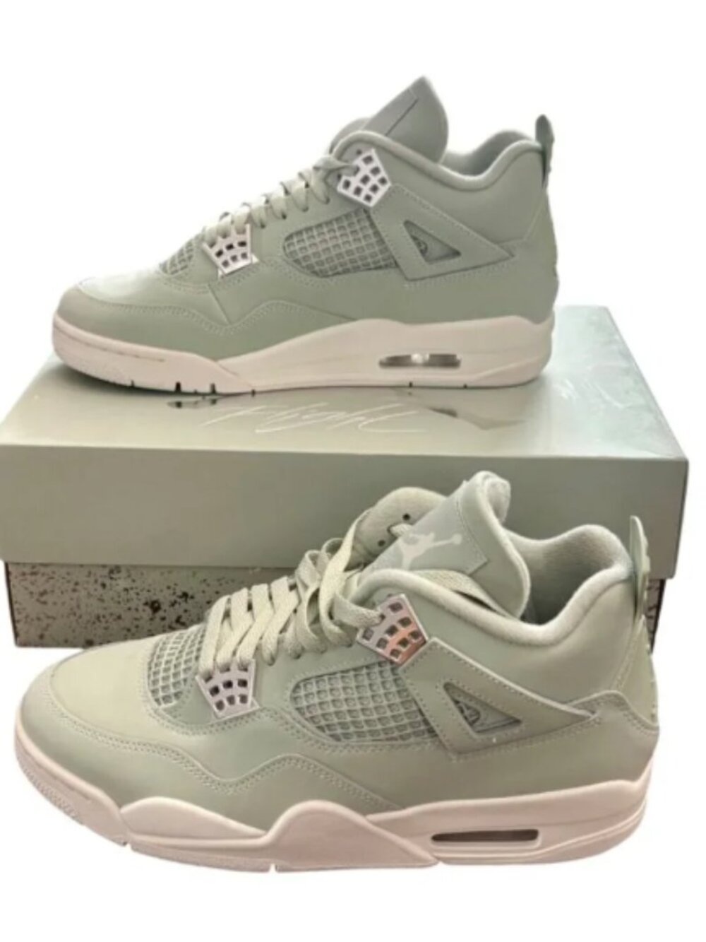 Air Jordan 4 Retro Abundance Seafoam